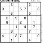 Conceptis Classic Sudoku for Dec 05, 2025