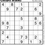 Conceptis Classic Sudoku for Mar 01, 2026