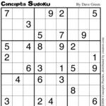 Conceptis Classic Sudoku for Sep 02, 2026