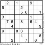 Conceptis Classic Sudoku for Oct 04, 2026