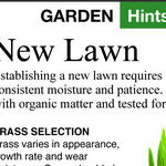Lawns, Part 1: Selection and Prep