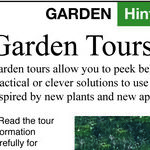 Garden Tour Etiquette