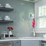 Angled Kitchen Sink