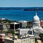 Madison and Washington on the Country's Birthday