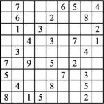 Janric Classic Sudoku for Oct 08, 2025