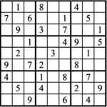 Janric Classic Sudoku for May 22, 2026