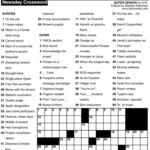 Newsday Crossword Puzzle for Mar 20, 2026