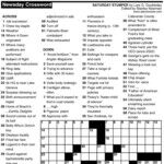 Newsday Crossword Puzzle for Oct 04, 2025