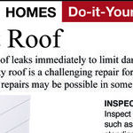 Find Leak and Fix Flat Roof