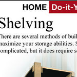 Gain Storage Space With More Shelving