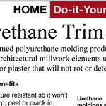 Use Elegant Urethane Wall Trim