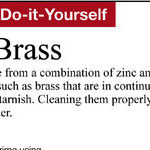 Make Old Tarnished Brass Bathroom Fixtures Look Like New