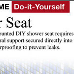 Add a Seat in Shower Stall