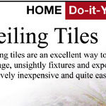 Cover and Hide Ceiling Damage With a Dropped Ceiling