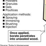 Treat the Lumber in Your Project With Borate Chemicals