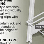 Increase Storage Space with Simple-to-Install Wire Shelving