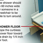 Install a Shower for Easy Handicapped Access