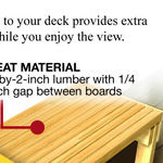 Design and Make a Wooden Deck Bench