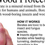 A Borate Solution Can Be Used To Make Lumber Last Longer