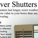 Add Indoor Louvered Window Shutters for Privacy