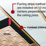 Ceiling Panels Formed From Metal Are Decorative