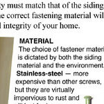 Attach Siding Properly to Avoid Stains