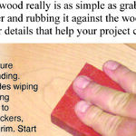 Proper Sandpaper Makes Projects Easier