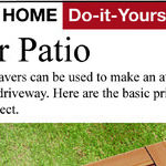 Laying a Patio