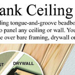 Add a Beadboard Plank Ceiling