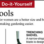 Smaller Tools Are Convenient for Smaller Gardeners