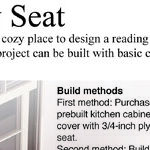 Add a Window Seat for Storage