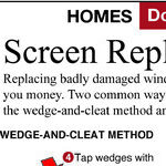 Repair or Rescreen Windows and Doors