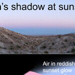 Seeing the Earth's Shadow