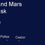 Moon and Venus at Dusk
